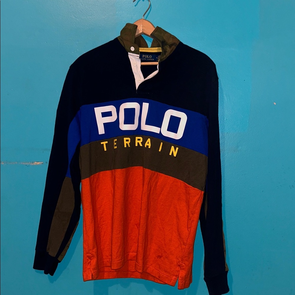 Polo Terrain Colorblock Long Sleeve Shirt